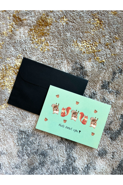 Greeting Card - Nuts About You
